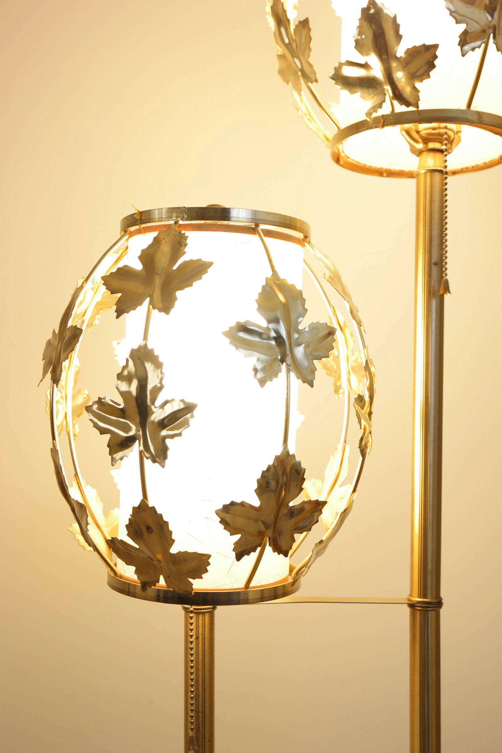 Vintage Mid Century Modern Brass Floor Lamp - 8