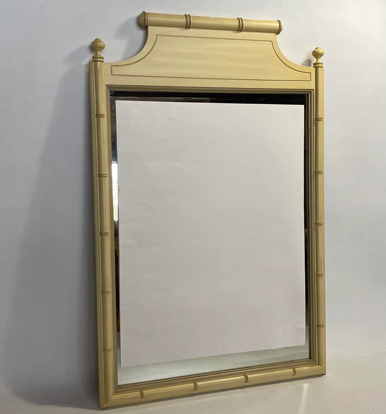 Vintage Faux Bamboo Mirror by Henry Link - 2