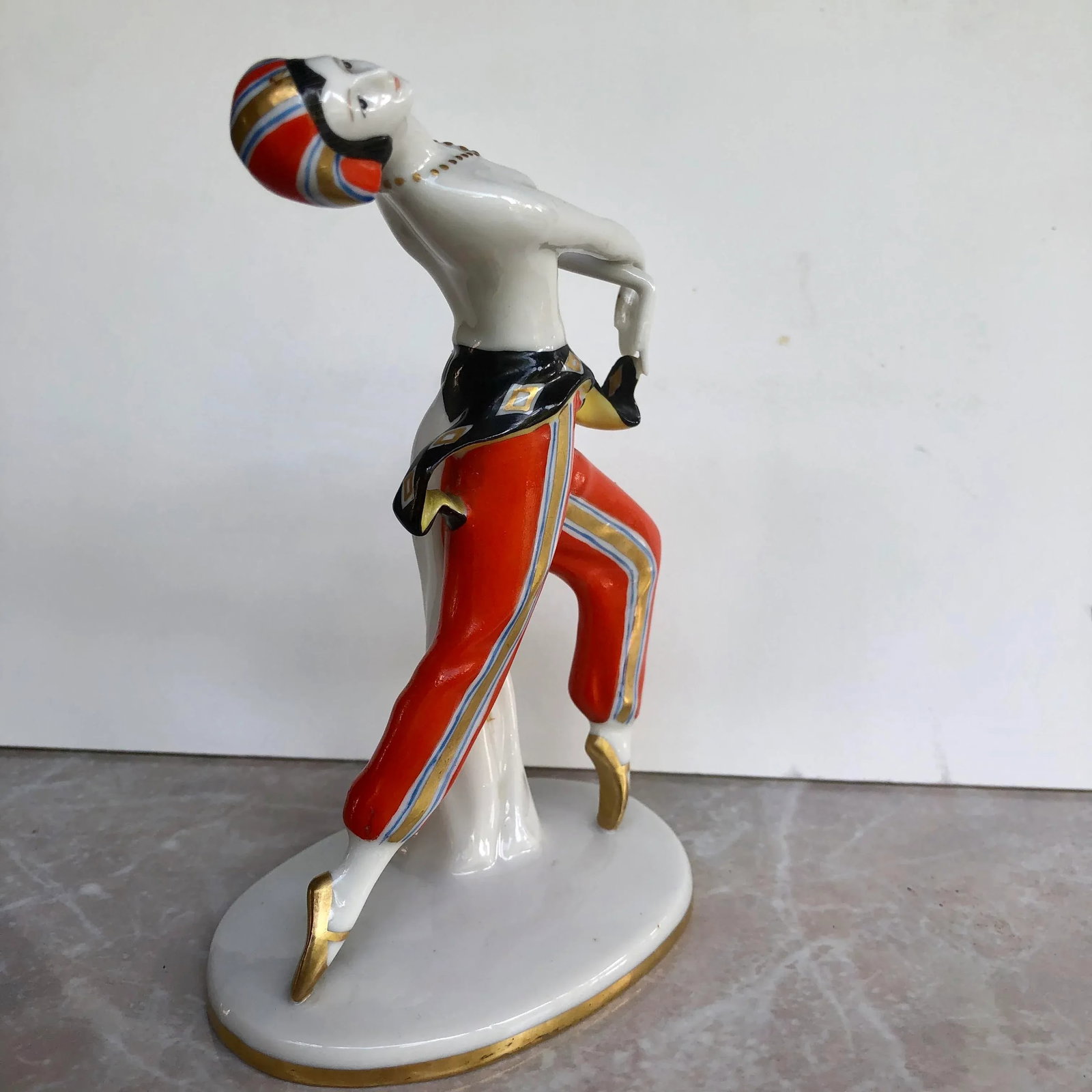 William Goebel Art Deco Ballet Russe Style Dancer Figurine - 3