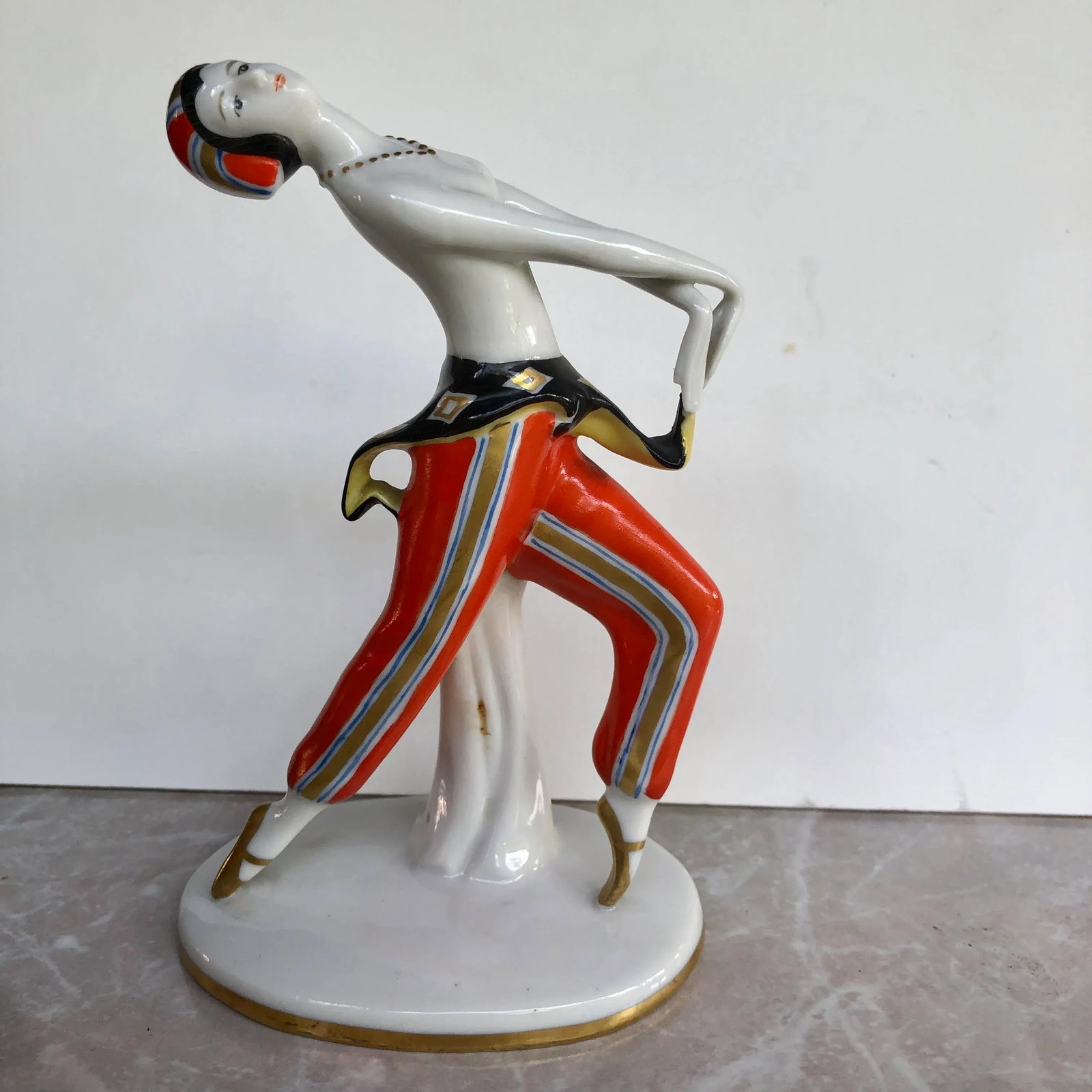 William Goebel Art Deco Ballet Russe Style Dancer Figurine - 5