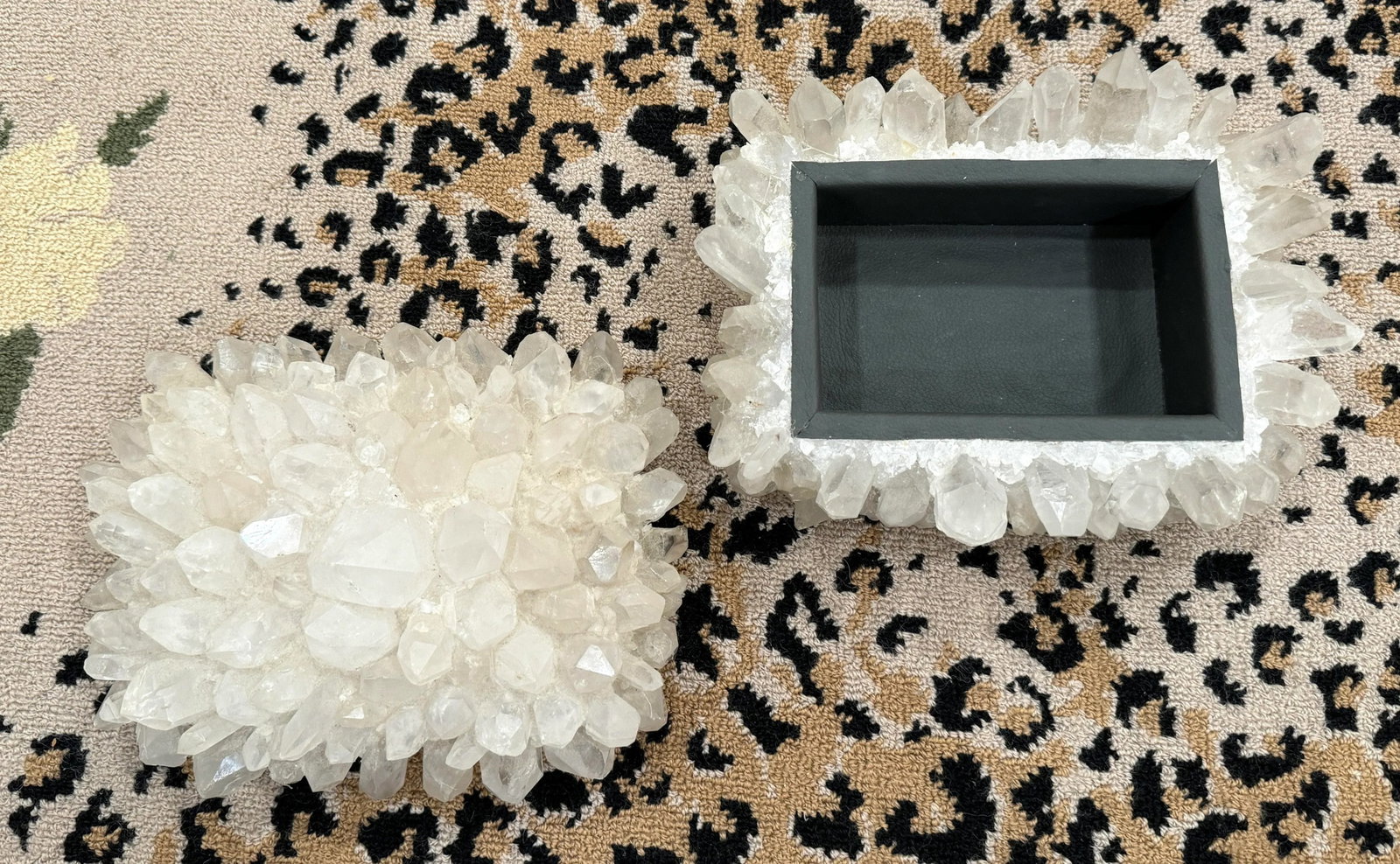 Vintage Clear Quartz Box by McCoy Design - 3