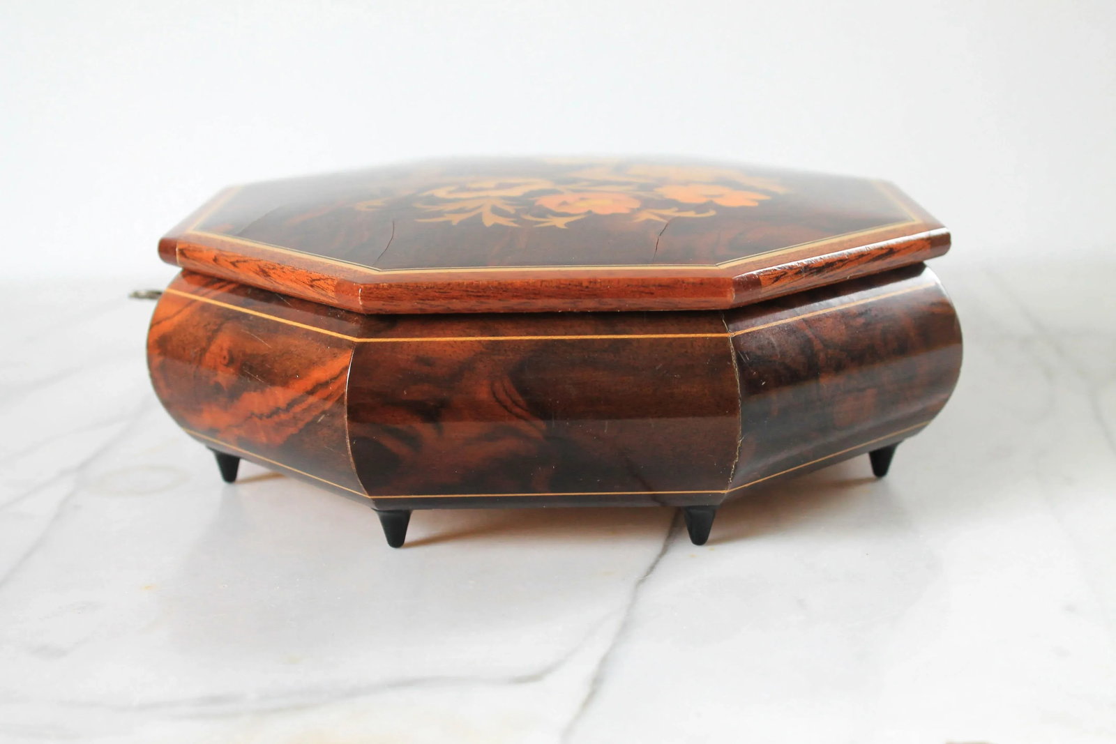 Vintage Italian Jewelry Music Box - 5
