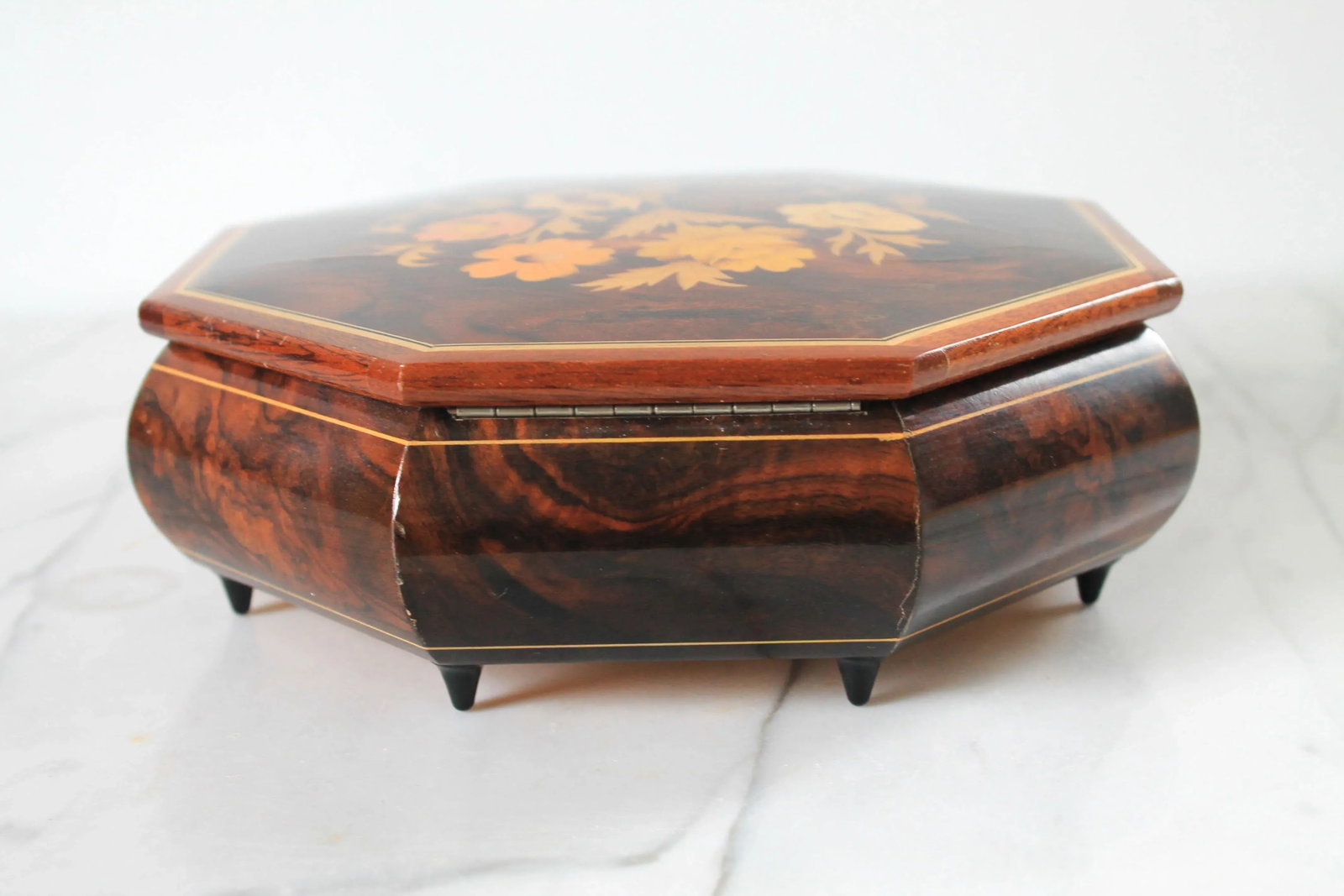 Vintage Italian Jewelry Music Box - 6