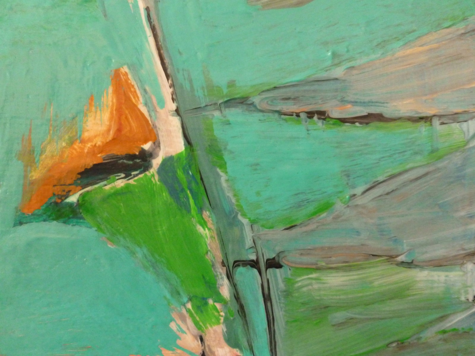 "Pond" Abstract Acrylic Painting by Scott Spencer - 2