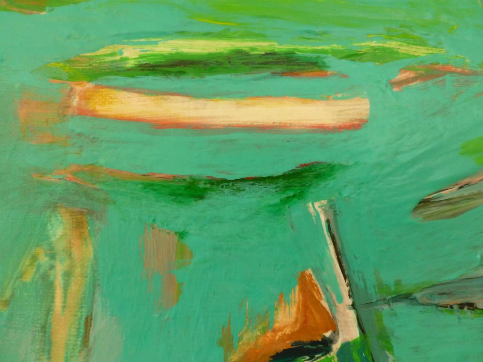 "Pond" Abstract Acrylic Painting by Scott Spencer - 4