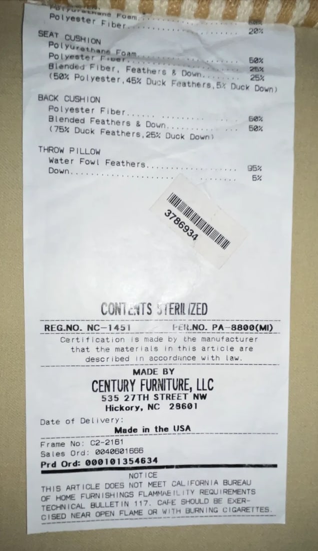 Century Furniture Custom Curved Sofa - 12