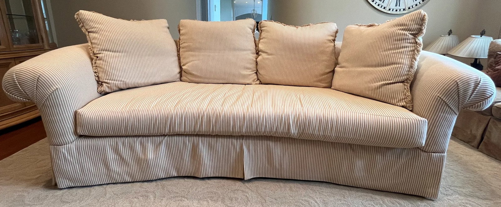 Century Furniture Custom Curved Sofa - 2