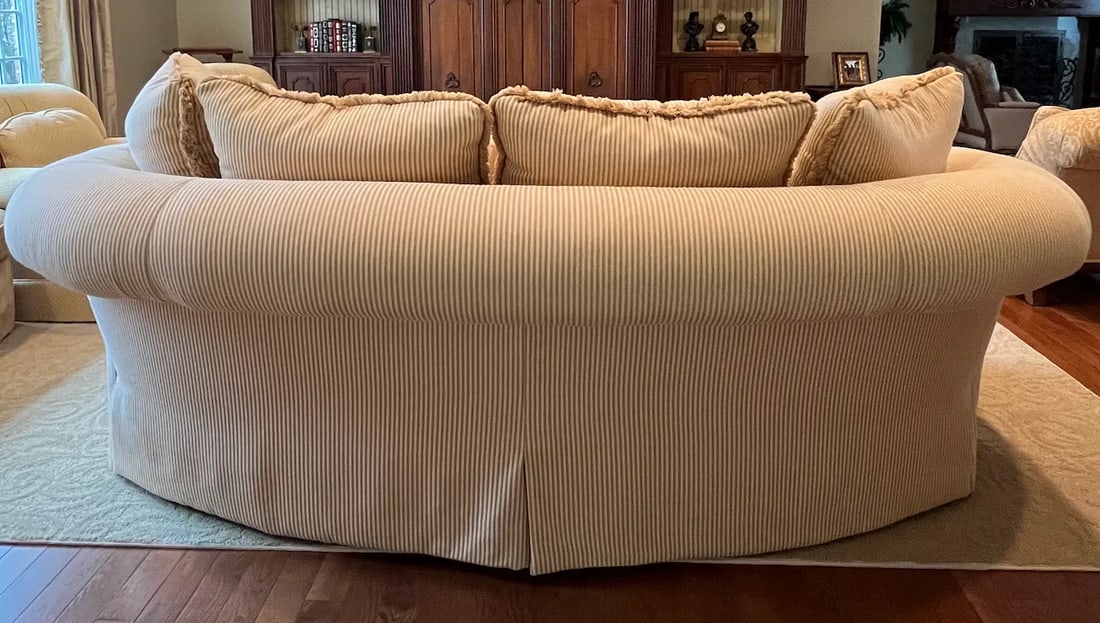 Century Furniture Custom Curved Sofa - 5