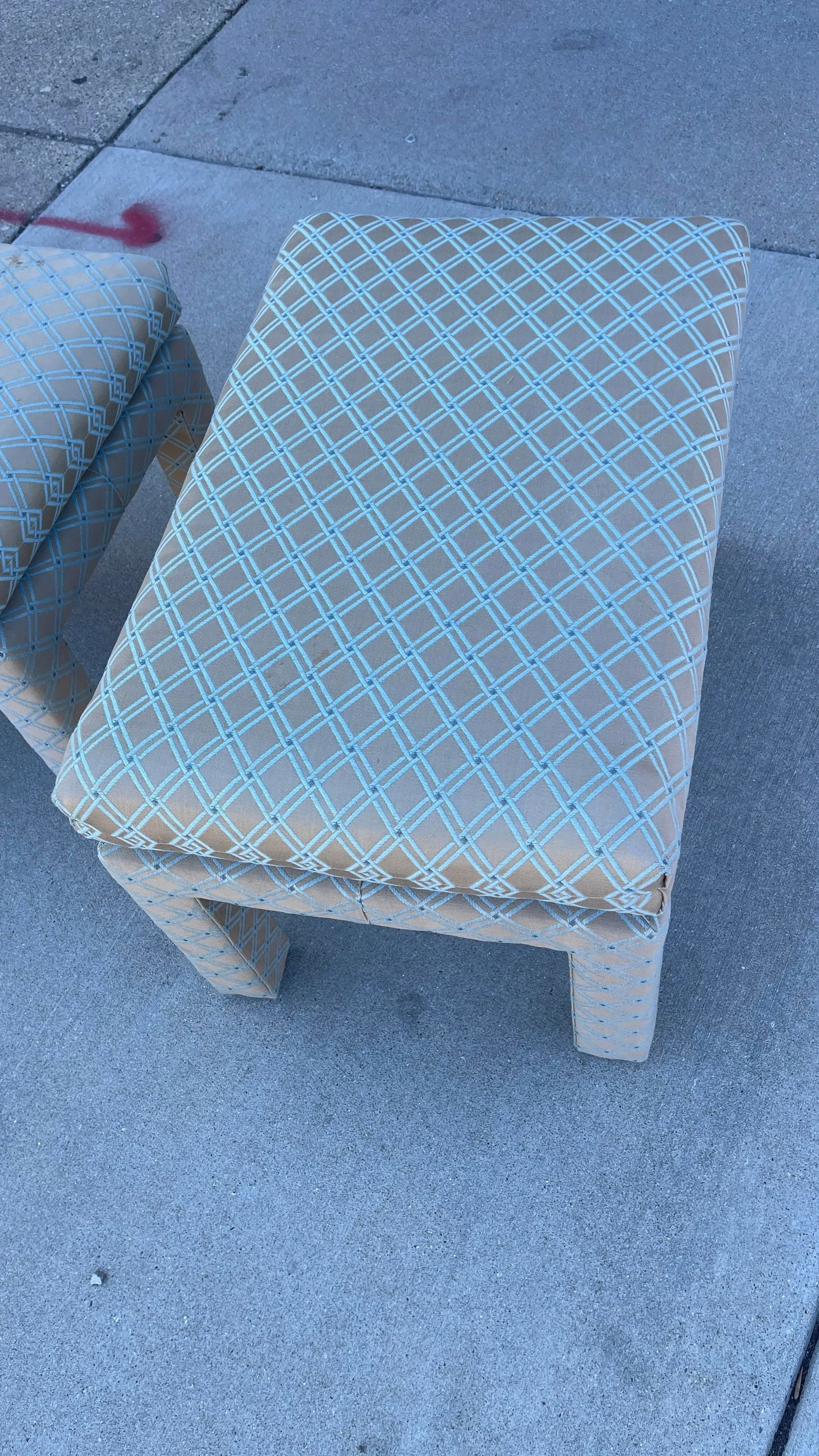 1970s Pair of Drexel Heritage Furniture Stools/Benches - 2