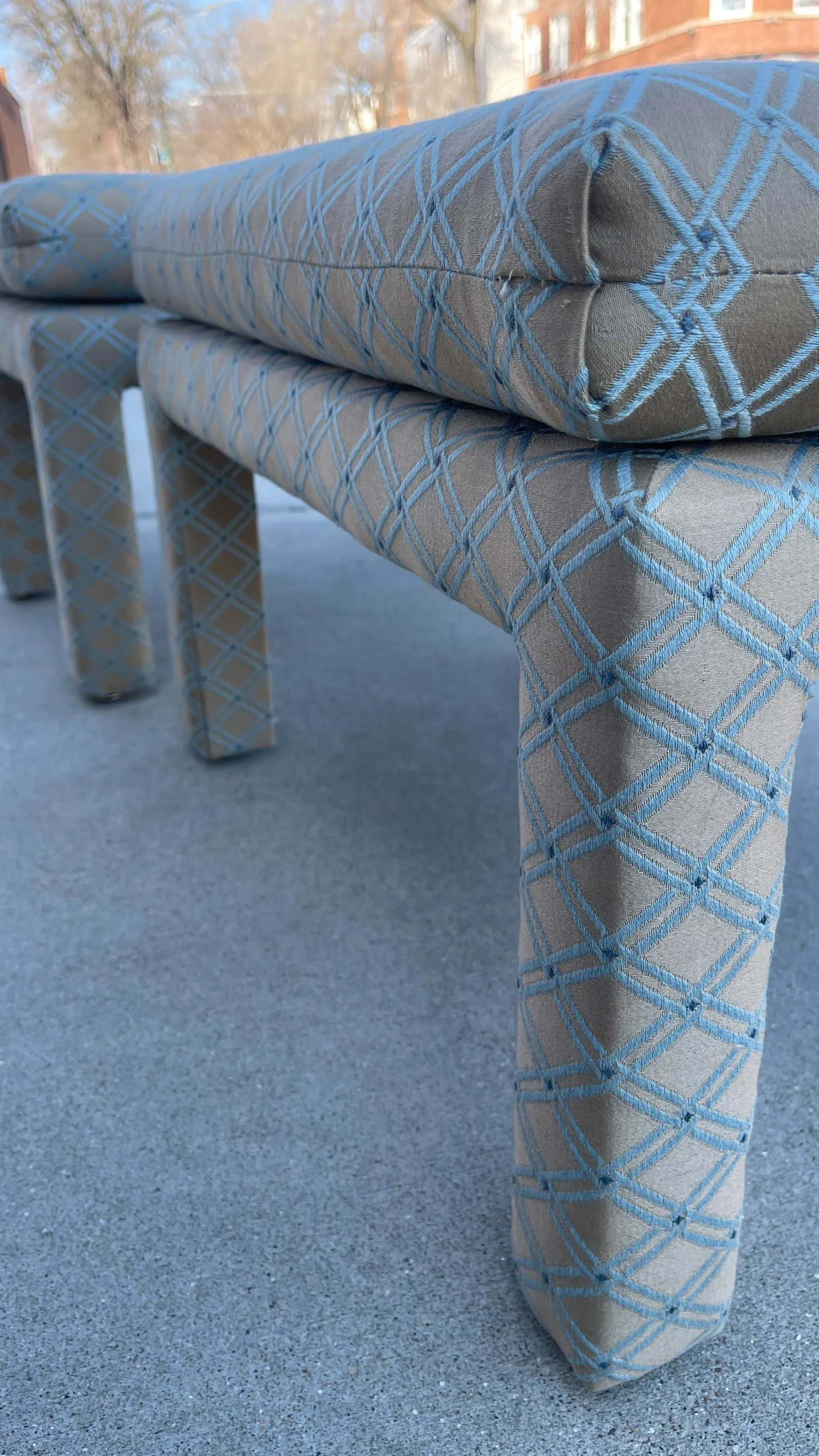 1970s Pair of Drexel Heritage Furniture Stools/Benches - 4