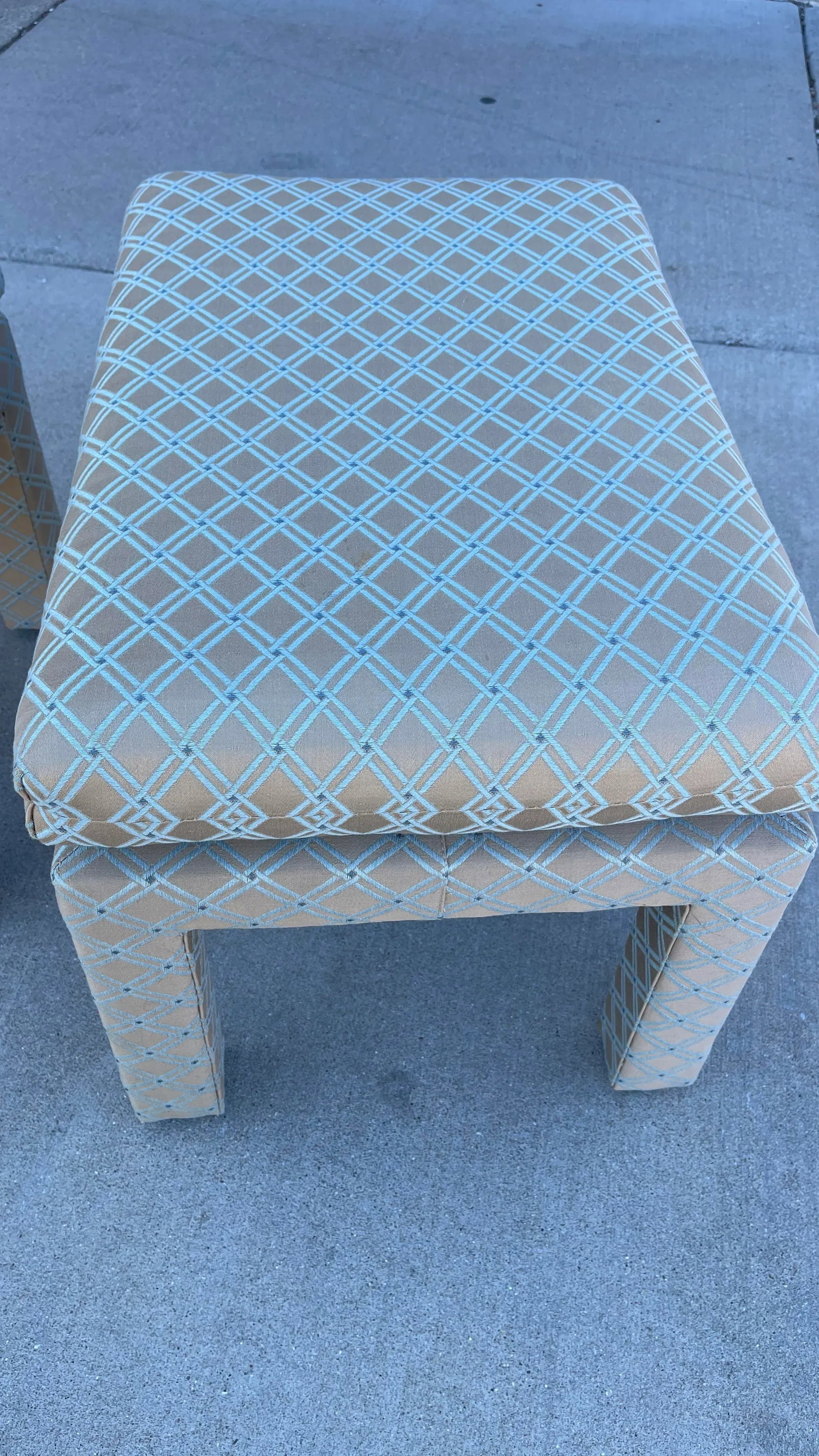 1970s Pair of Drexel Heritage Furniture Stools/Benches - 5