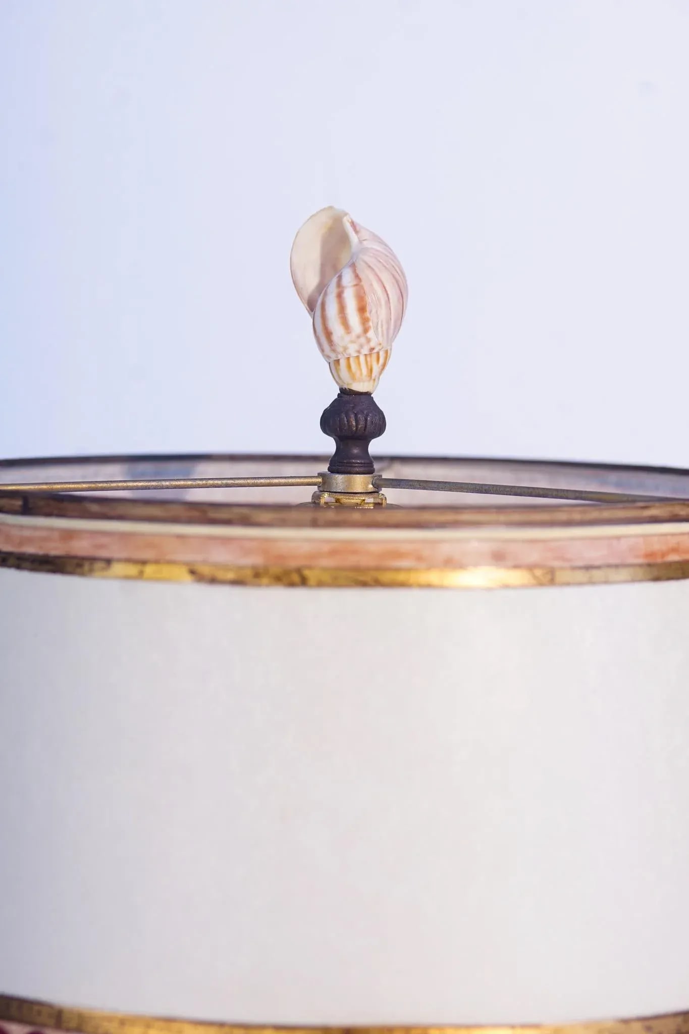 Shell Lamps With Murano Glass - 2
