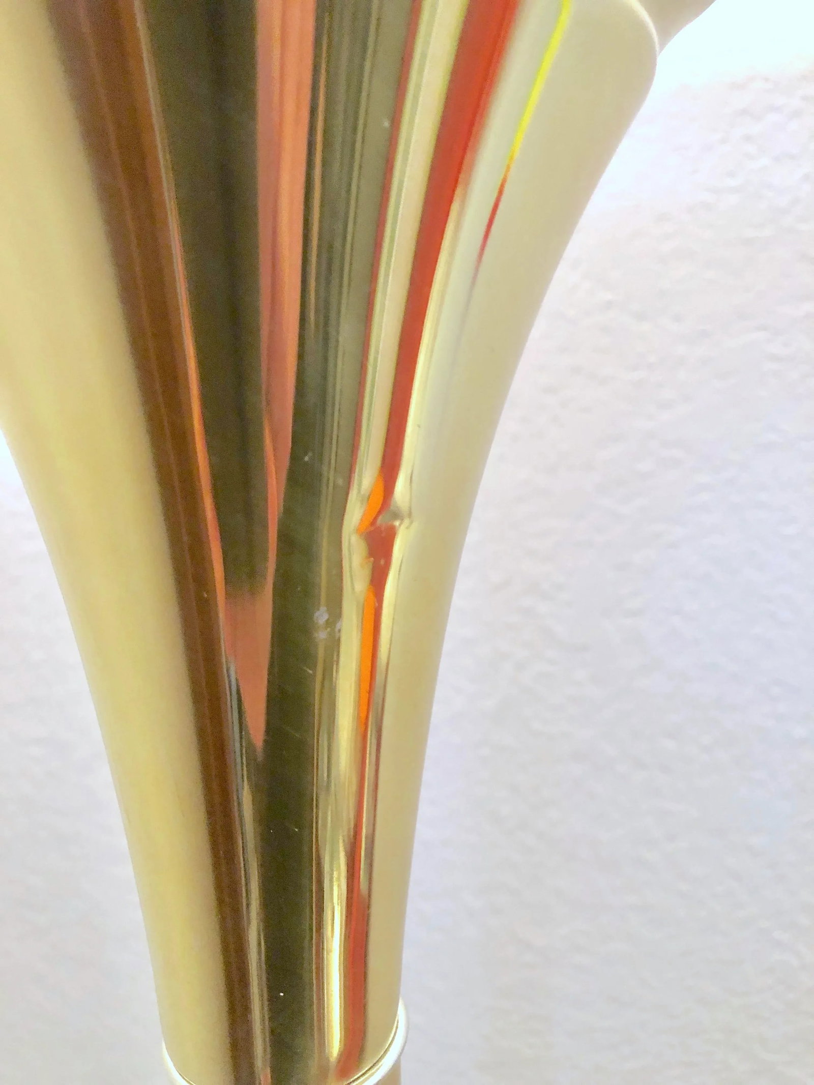 Gold/Brass Art Deco Brass Floor Lamp - 10