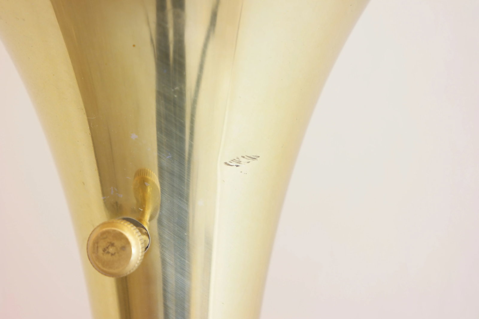 Gold/Brass Art Deco Brass Floor Lamp - 4