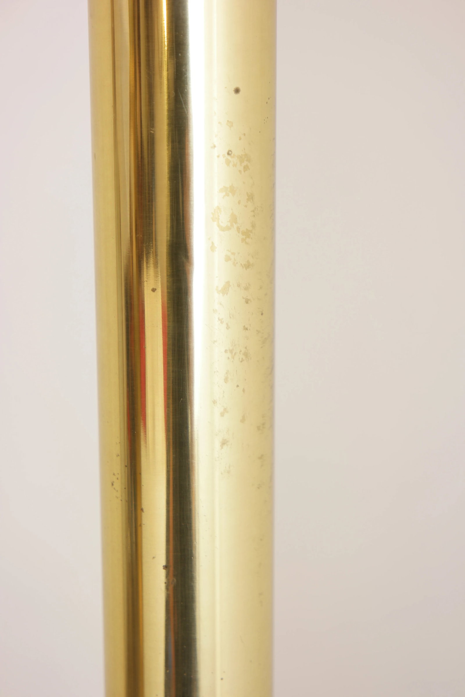 Gold/Brass Art Deco Brass Floor Lamp - 5