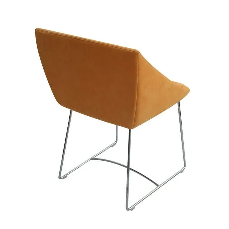 Ligne Roset Papillon Side Arm Chair Orange - 3