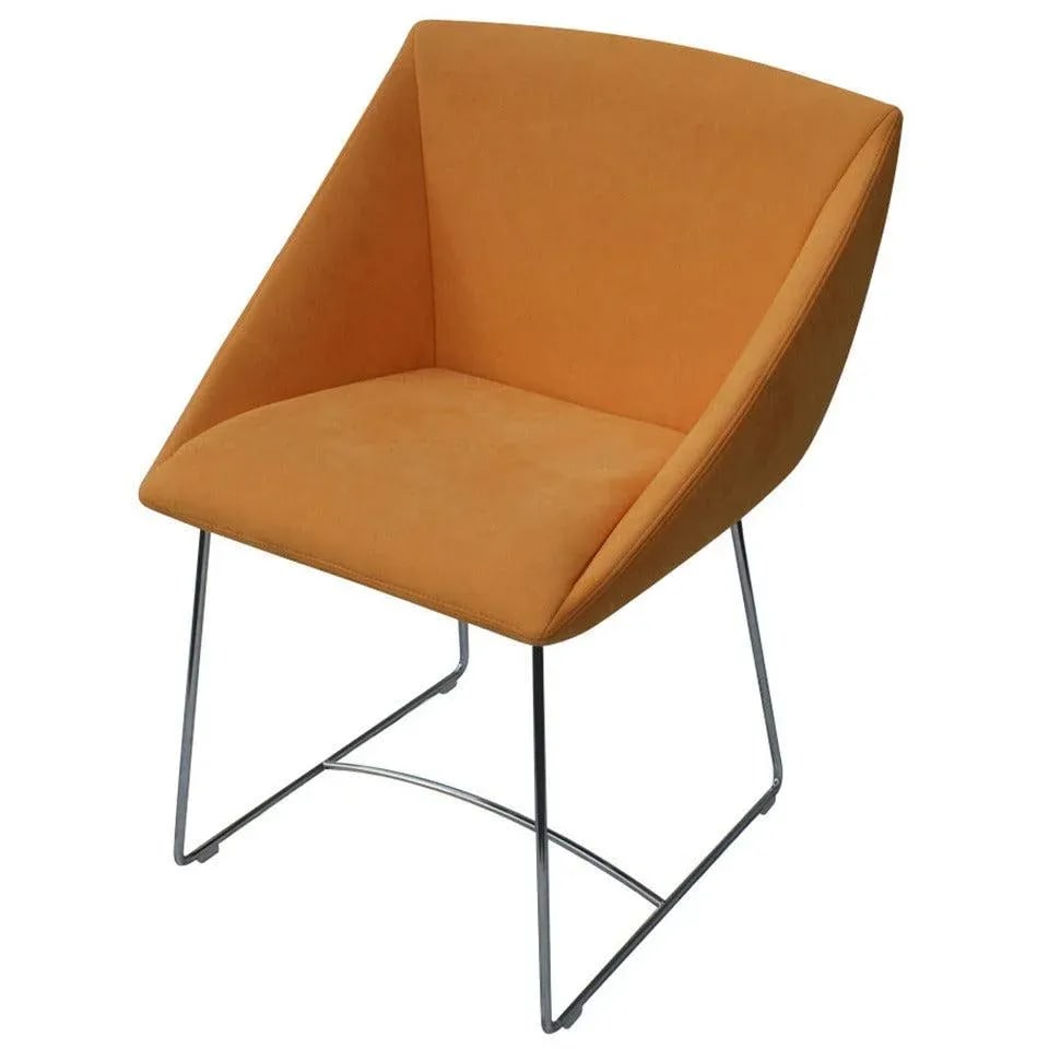 Ligne Roset Papillon Side Arm Chair Orange - 6