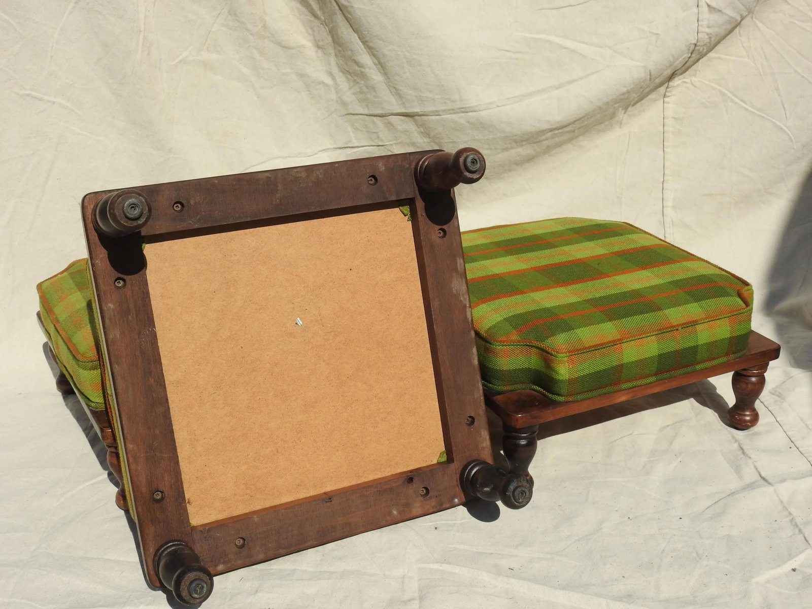 Late 19th Century Ethan Allen Stackable Foot Stools- Set of 3 - 5