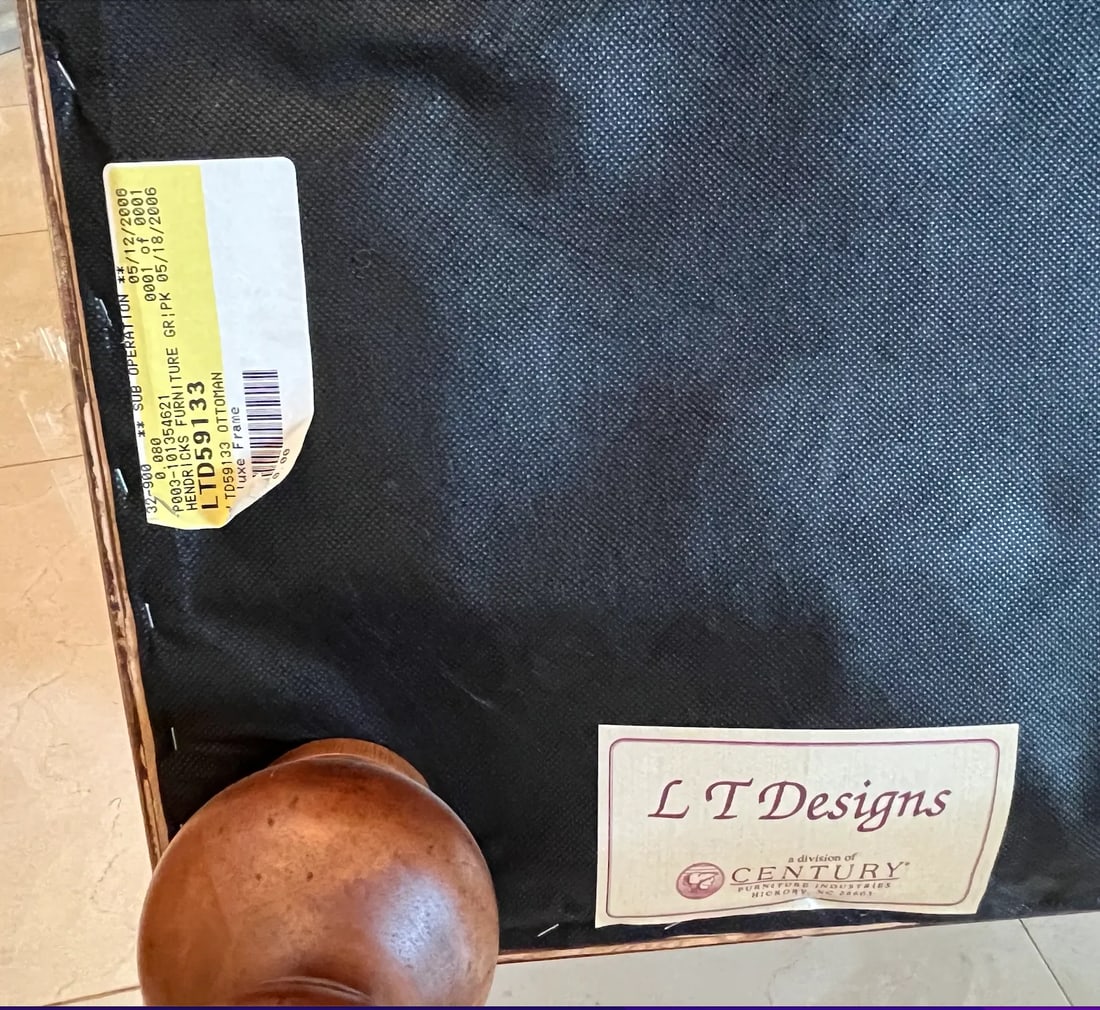 Century Furniture Lt Designs Upholstered Chair With Ottoman - 11