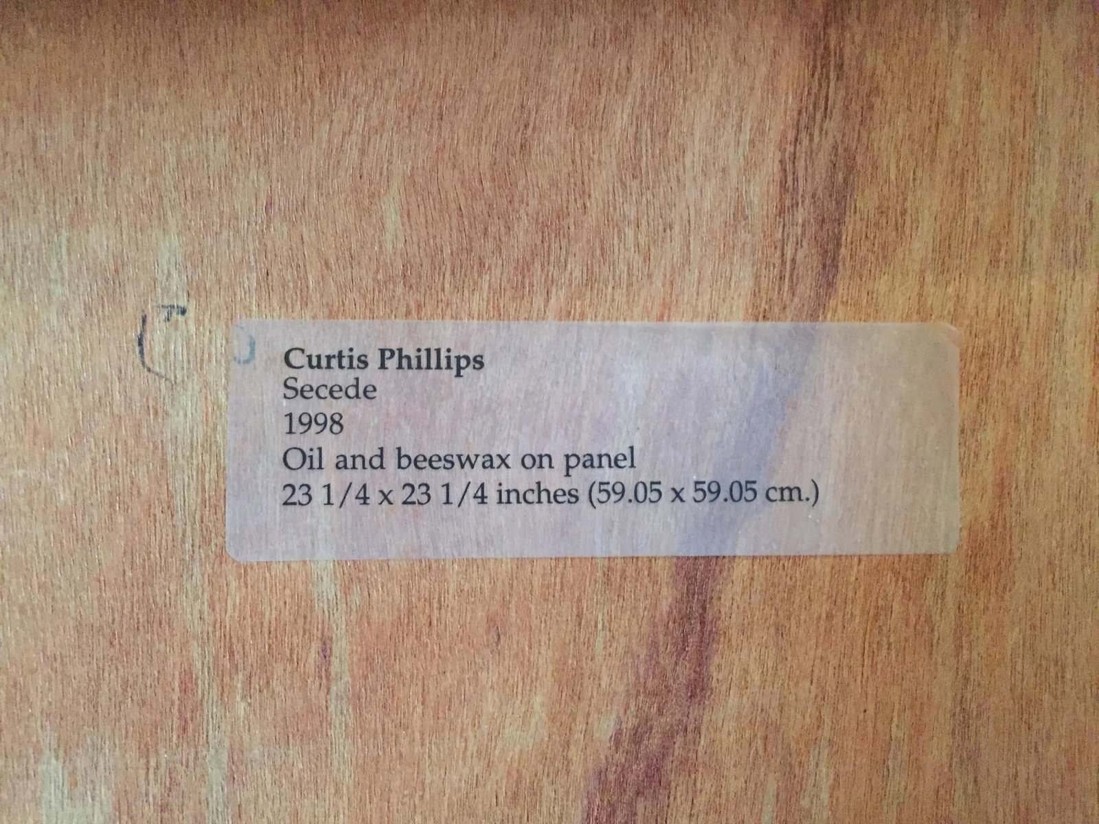 Contemporary Landscape Painting 'Secede' by Curtis Phillips, 1998, - 2