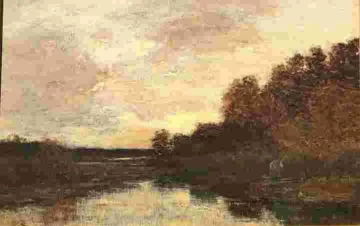 19th C. Painting by J. Francis Murphy - 2