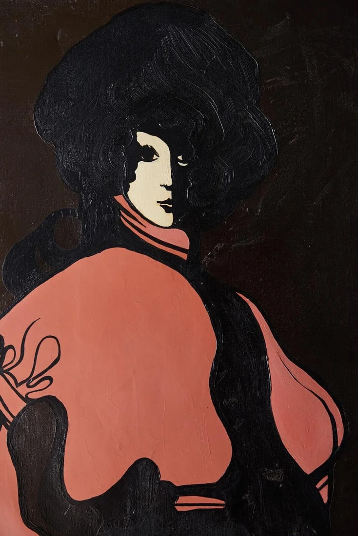 60s Mod Stylized Portrait of a Woman - 3