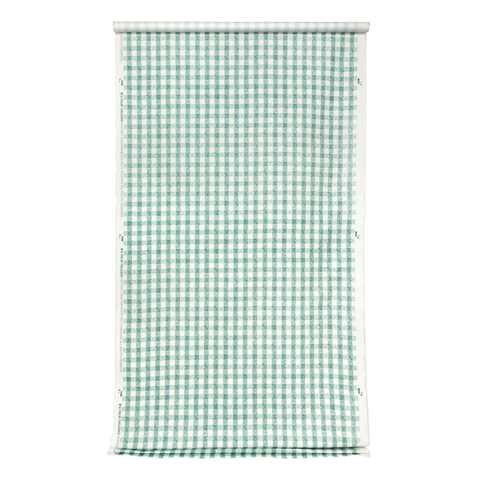 Lagoon Teal Gingham Lamp Shade Cover by Palm Orleans X Alice Palmer - 3