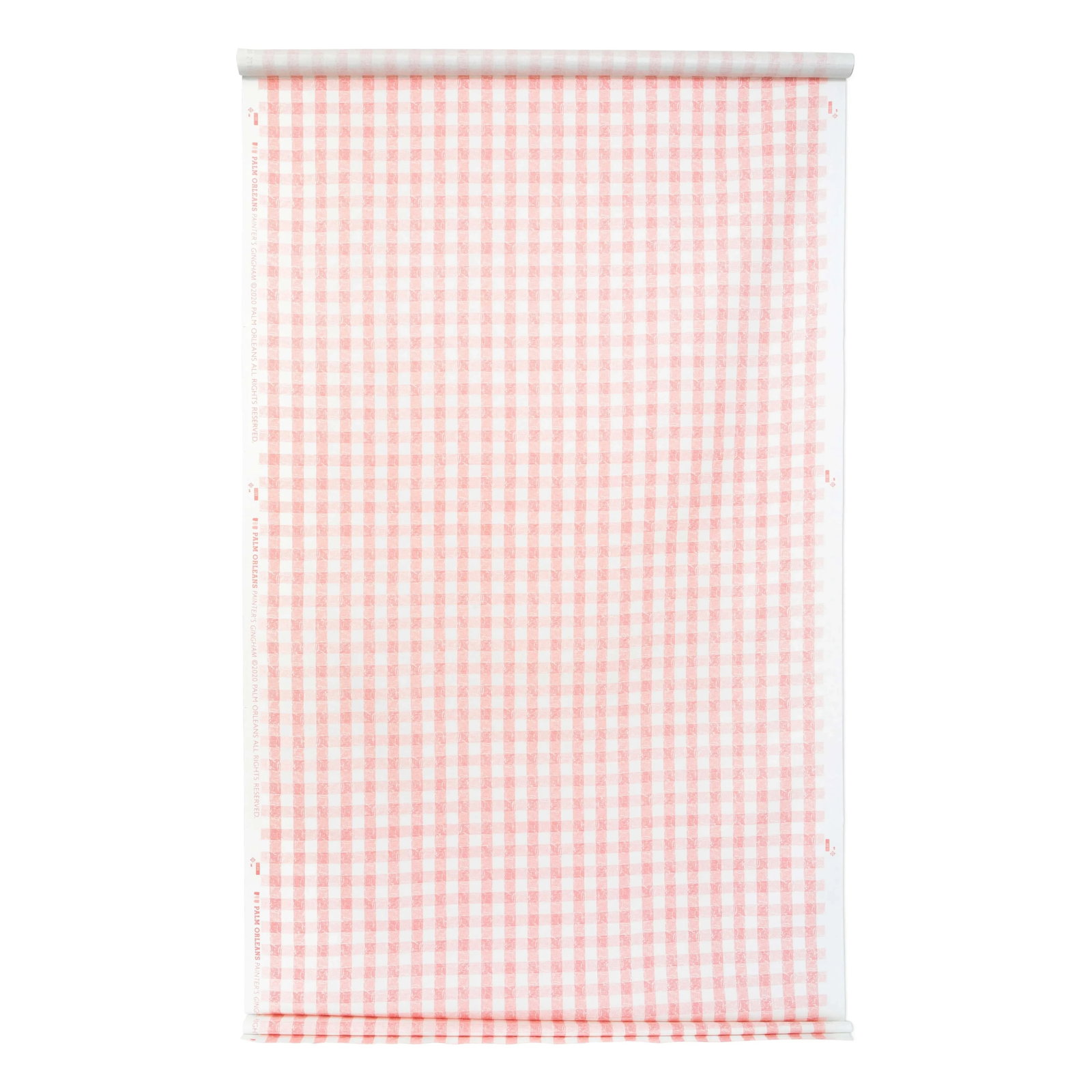 Flamingo Pink Gingham Lamp Shade Cover by Palm Orleans X Alice Palmer - 3