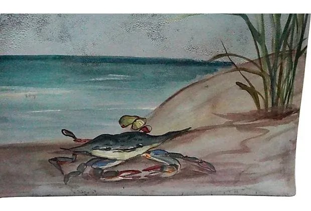 1950's Decorated Mailroom Bin - 4