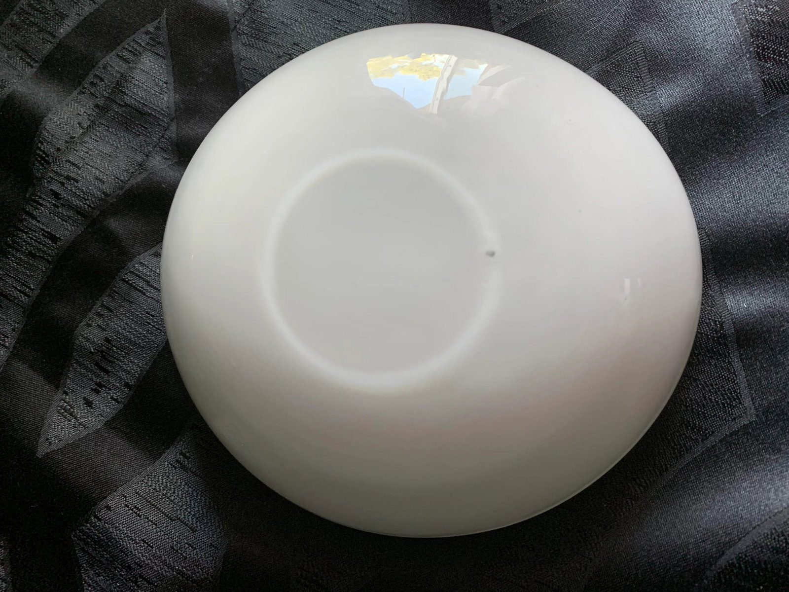 1950s Alfredo Barbini Pink and White Stripe Murano Cased Glass Bowl With Gold Flecks - 10
