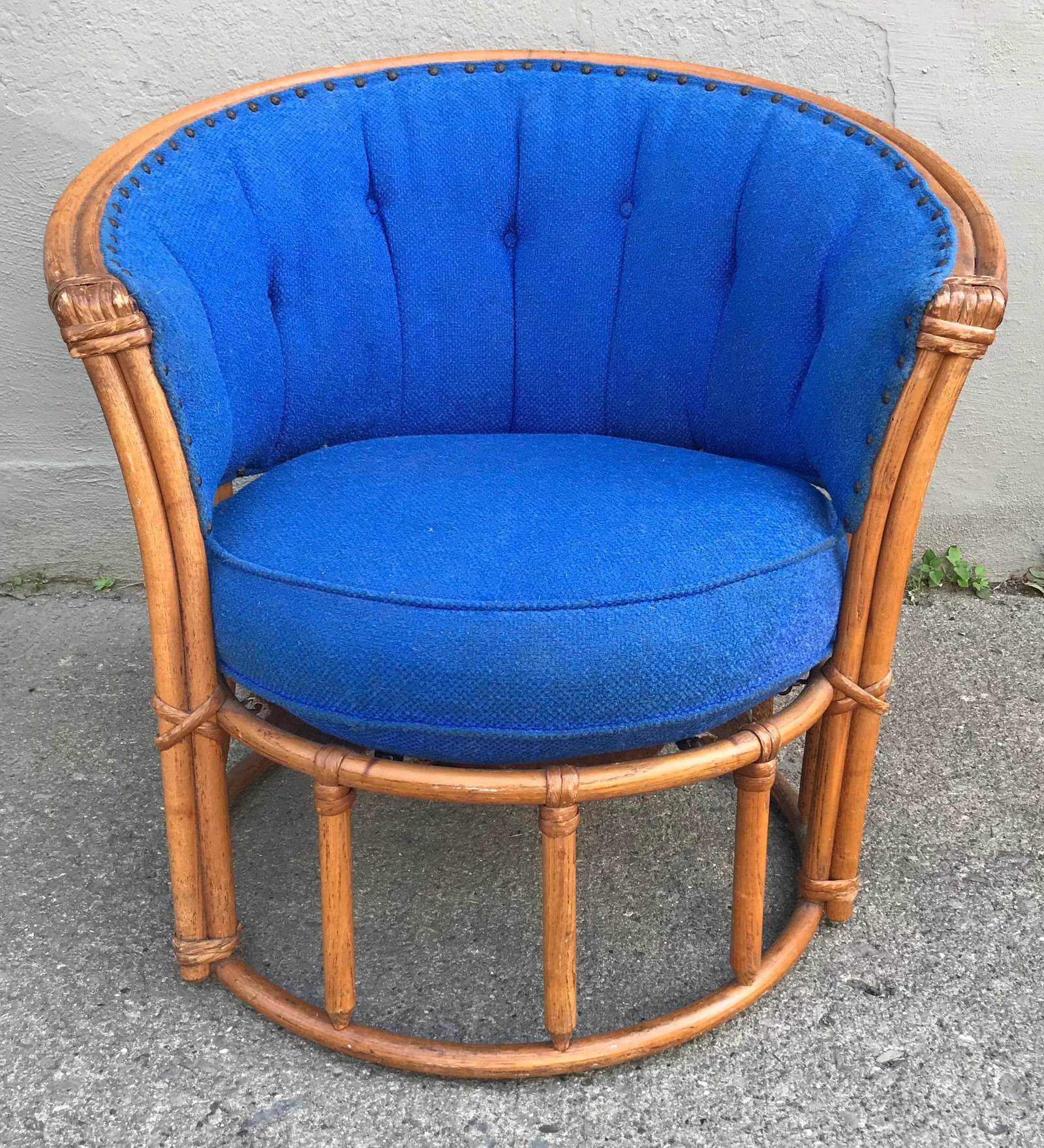 1940s Vintage Heywood Wakefield AshCraft Barrel Chair - 2