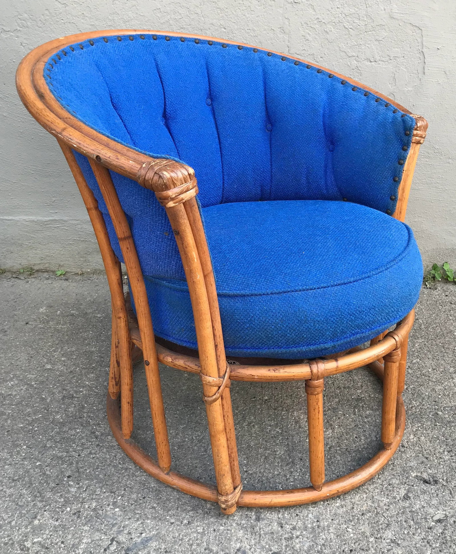 1940s Vintage Heywood Wakefield AshCraft Barrel Chair - 8