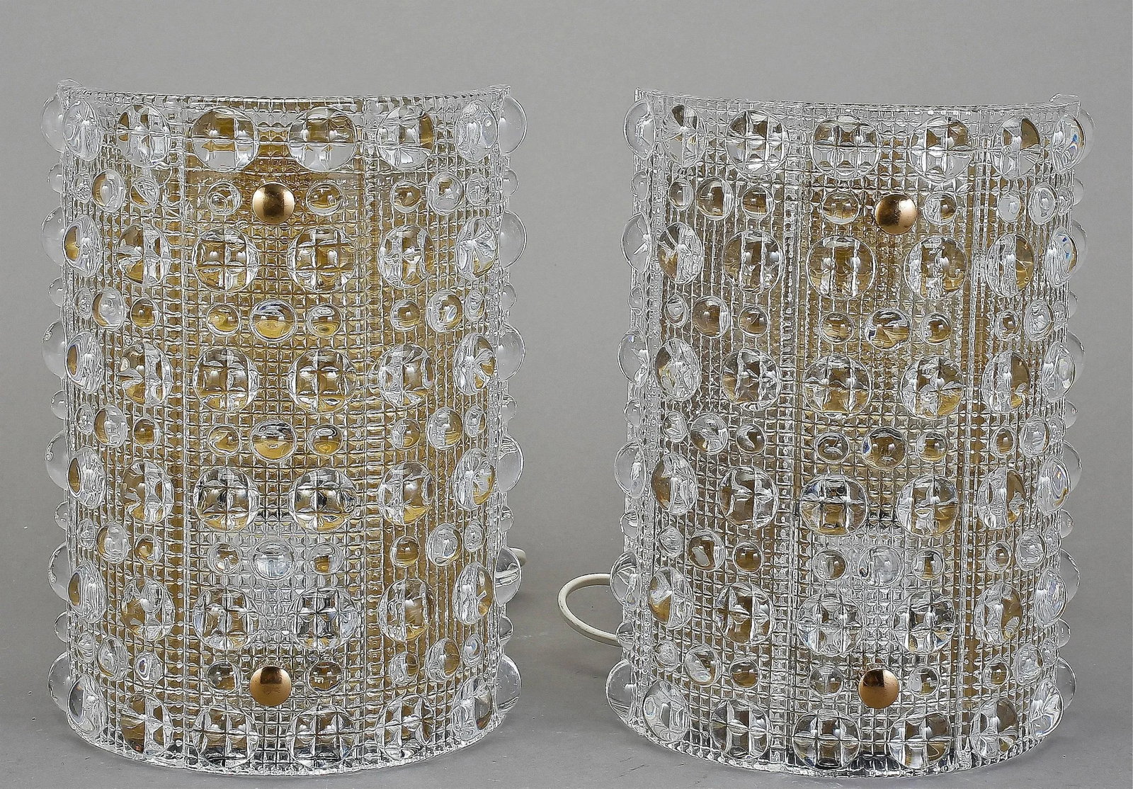 Large Wall Lights by Orrefors - a Pair - 2
