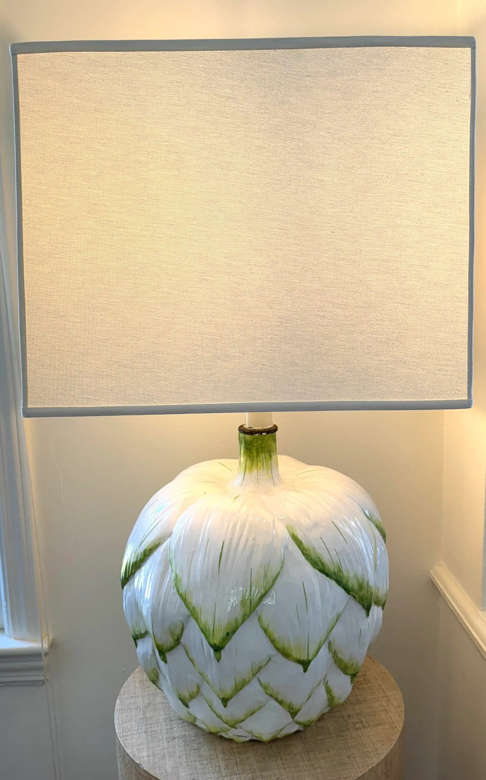 Vintage Monumental Italian Artichoke Lamp - 5