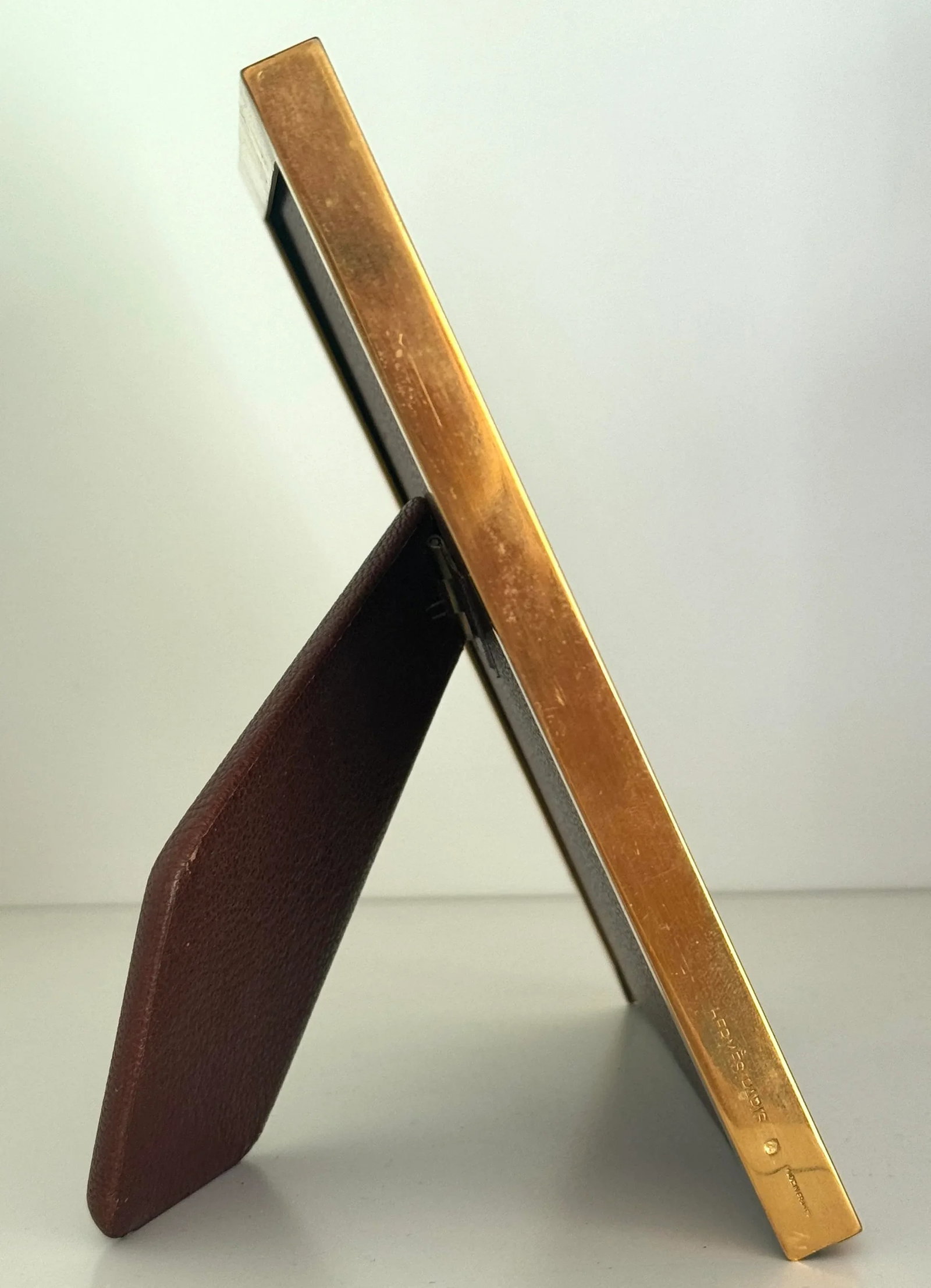 Vintage Hermes Tortoise Brass Picture Frame - 4