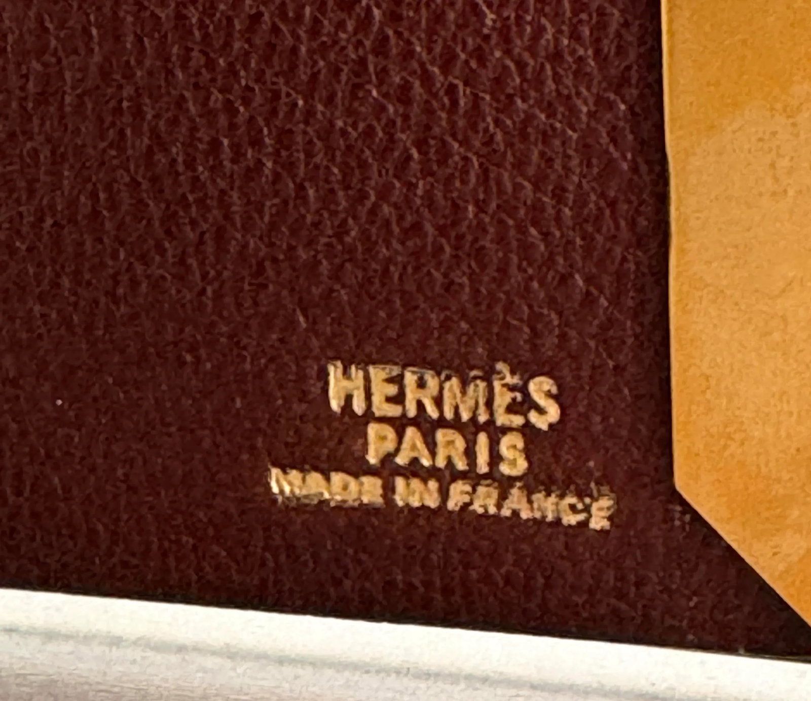 Vintage Hermes Tortoise Brass Picture Frame - 6