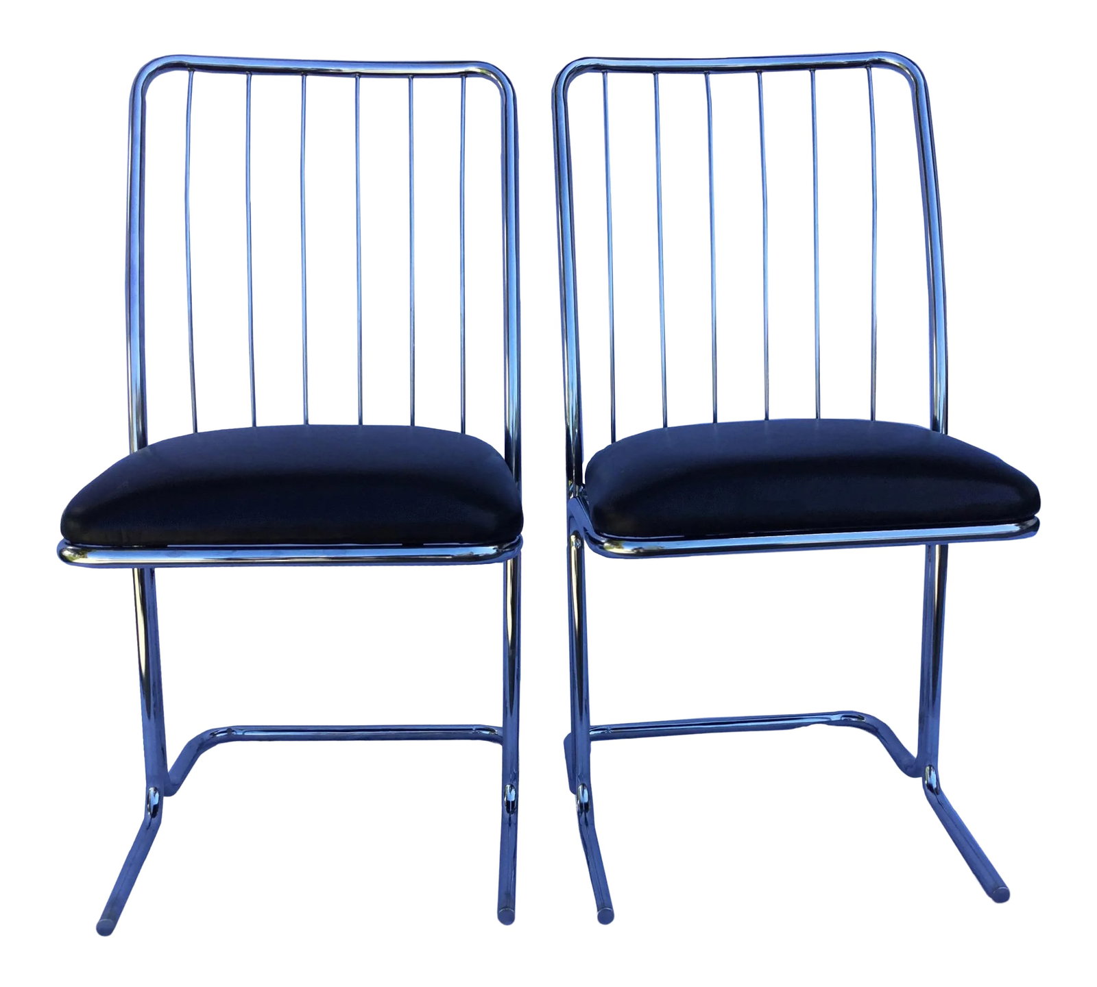 Vintage Chrome Chairs- A Pair (1 of 7)