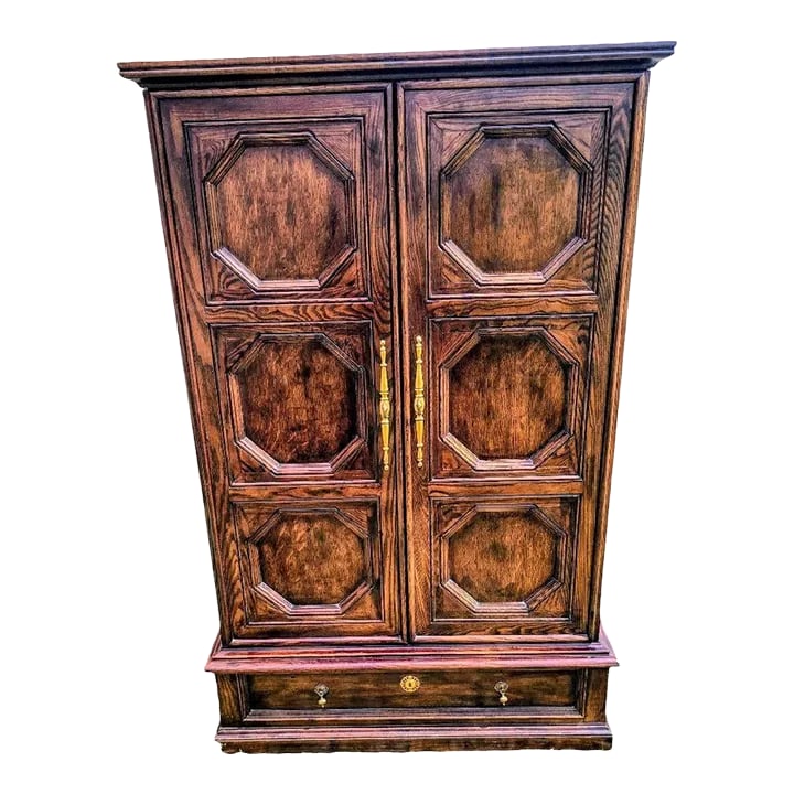 Late 20th Century Vintage Henredon Armoire Wardrobe (1 of 8)