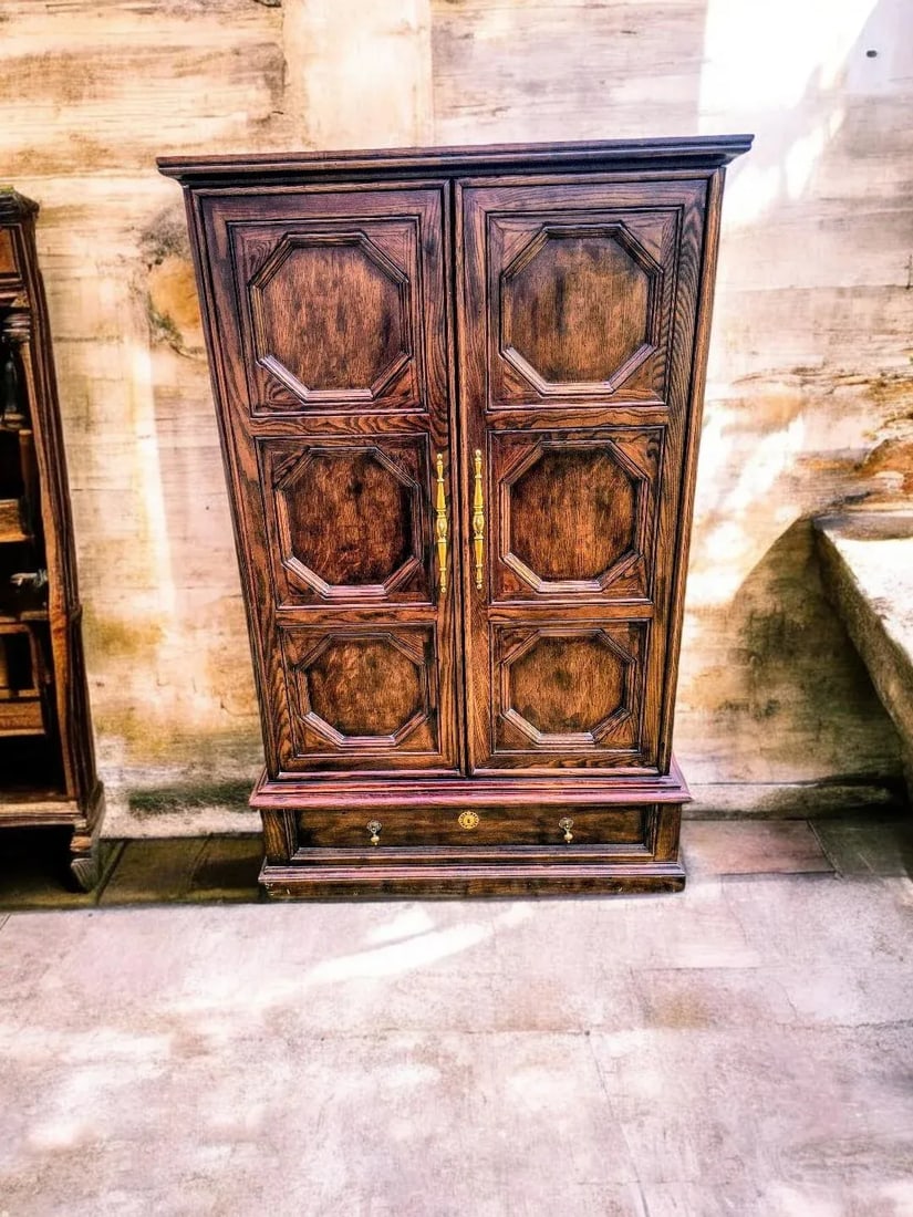 Late 20th Century Vintage Henredon Armoire Wardrobe - 8