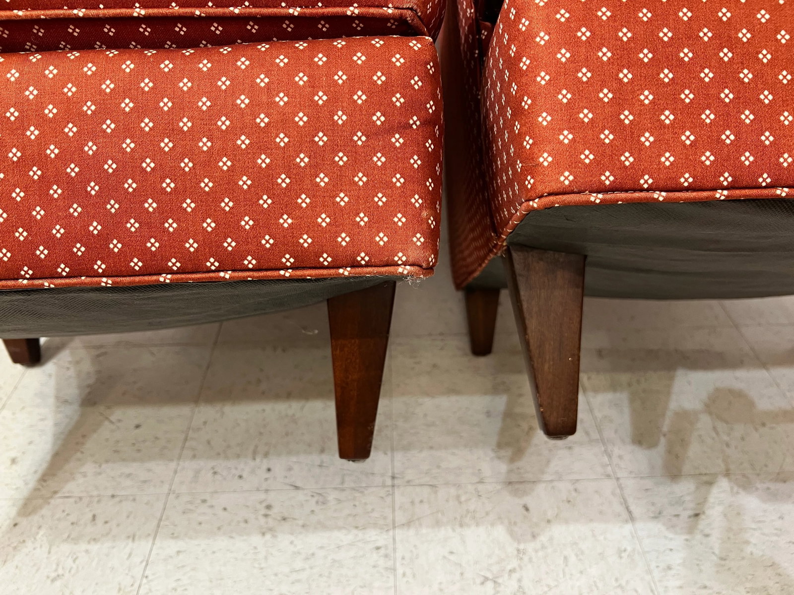 Mid 20th Century Pair Dunbar Chairs Mister Model #5301 Edward Wormley - 8