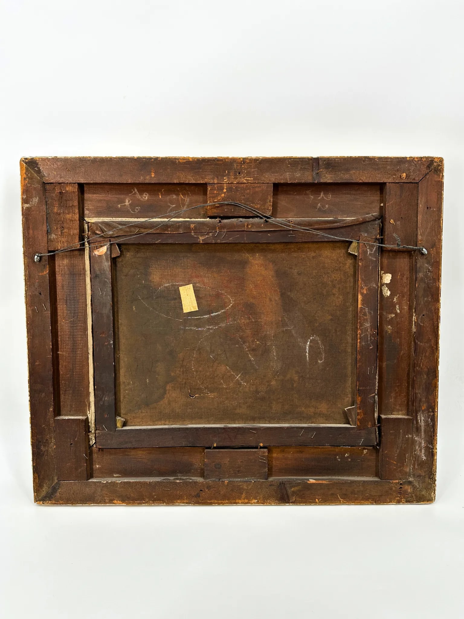 19th Century Landscape Painting Gilt Frame Antique - 11