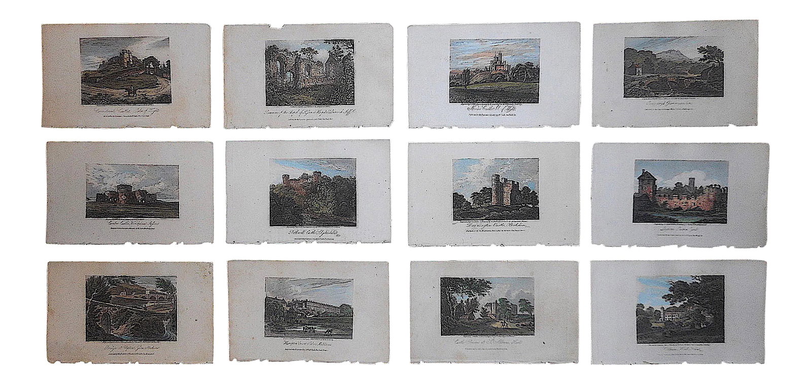 Authentic Antique 19th C. Architectural Engravings-England-Set of 12 (1 of 6)