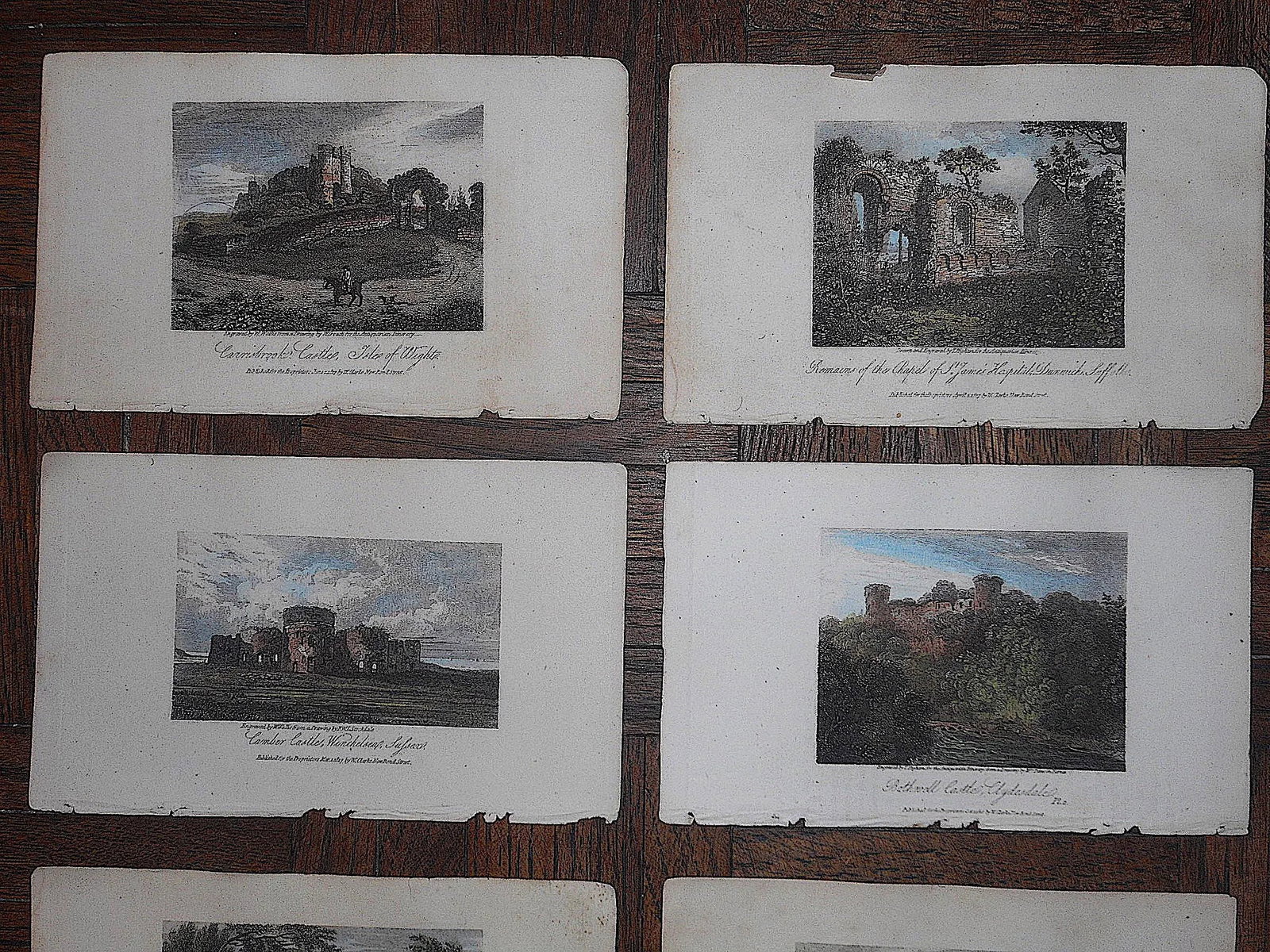 Authentic Antique 19th C. Architectural Engravings-England-Set of 12 - 2
