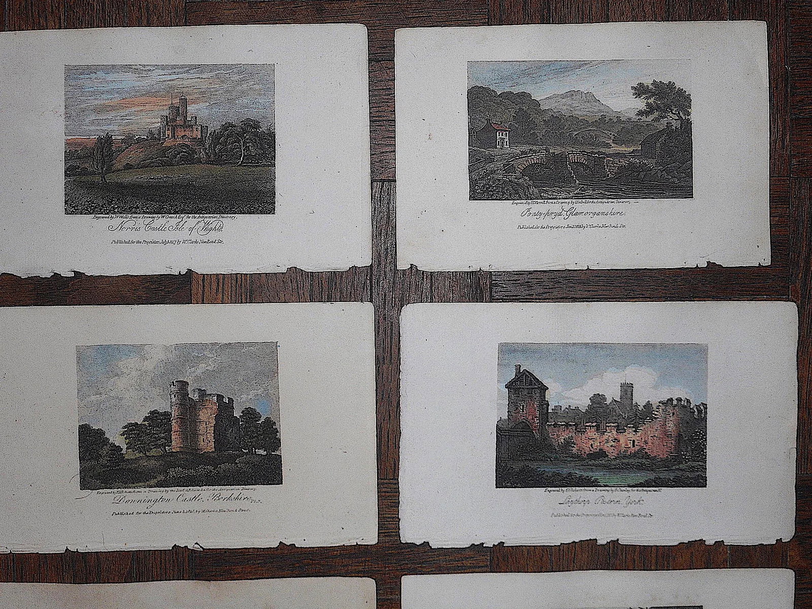 Authentic Antique 19th C. Architectural Engravings-England-Set of 12 - 3