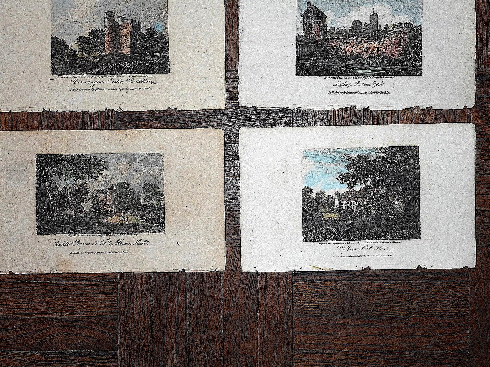 Authentic Antique 19th C. Architectural Engravings-England-Set of 12 - 5