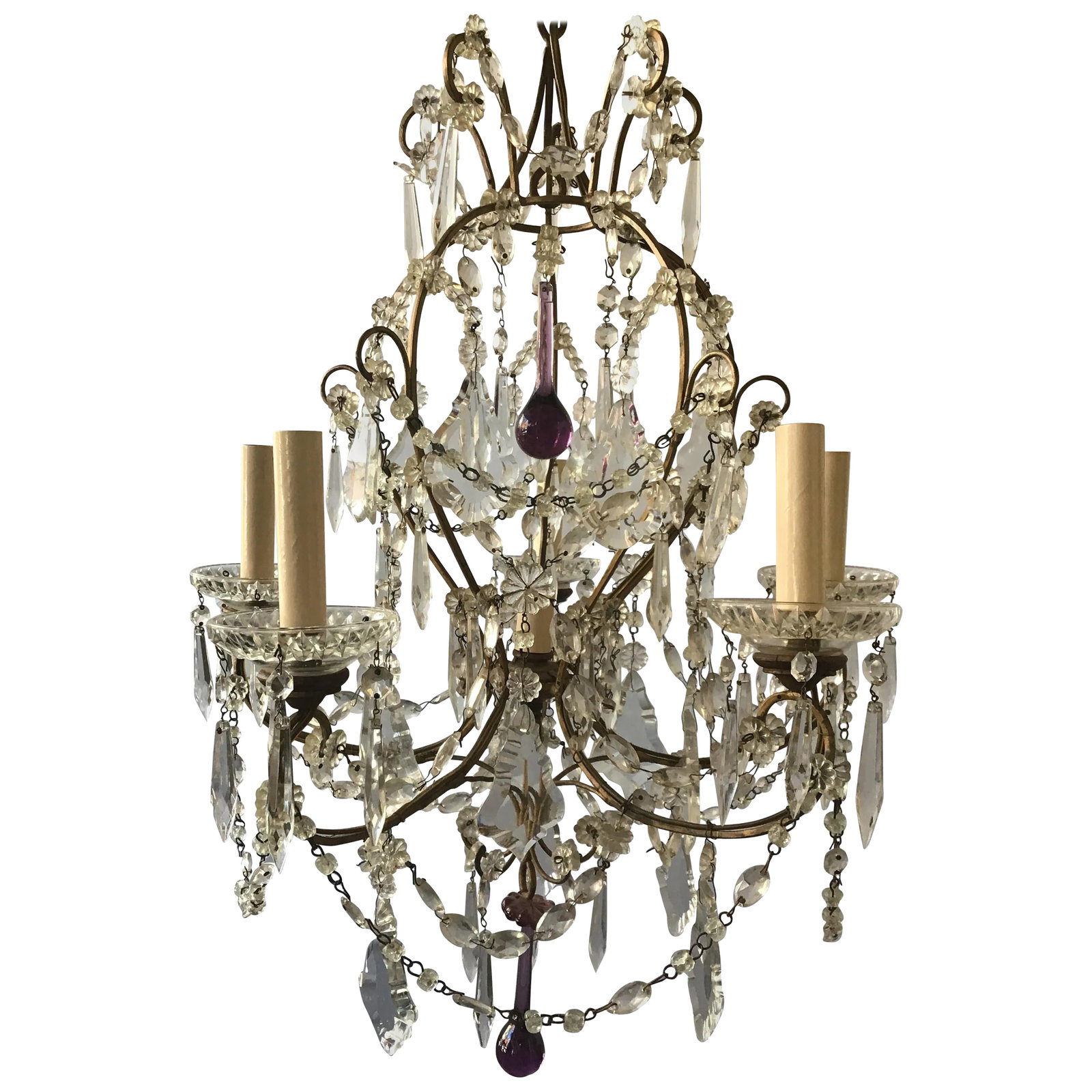 1960s Italian Crystal Chandelier (1 of 12)
