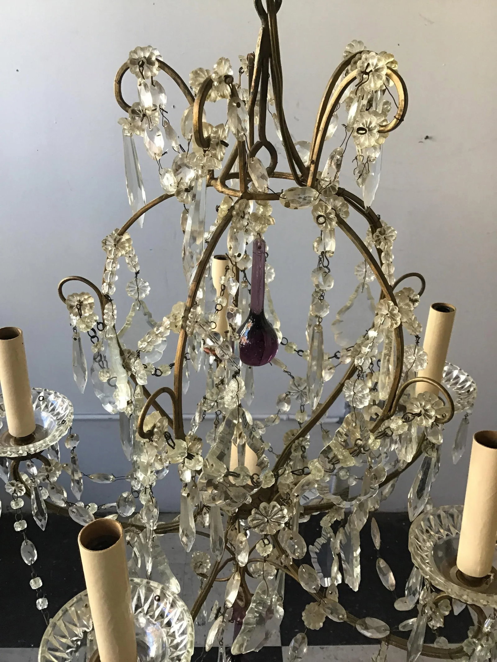 1960s Italian Crystal Chandelier - 6
