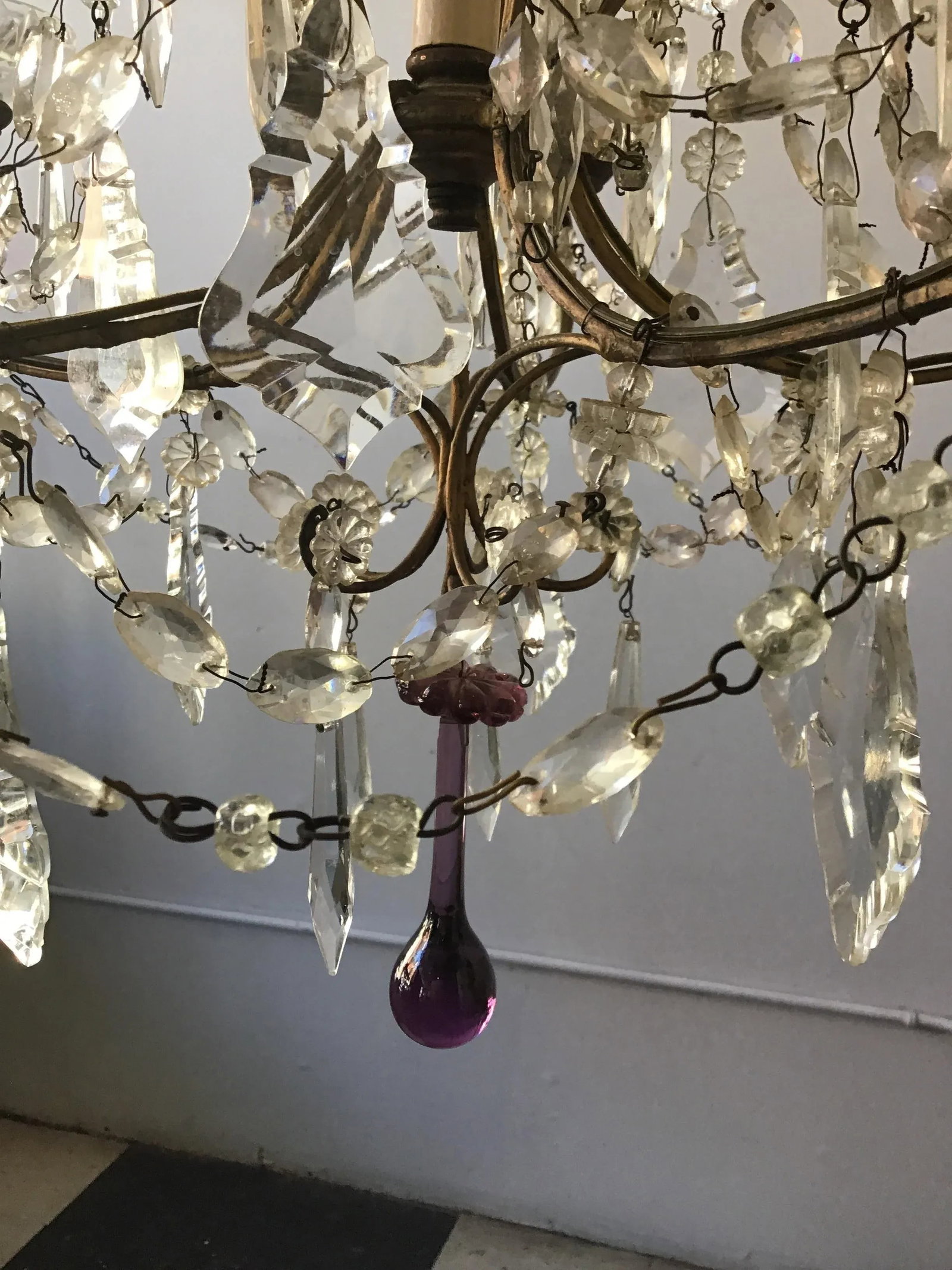 1960s Italian Crystal Chandelier - 8