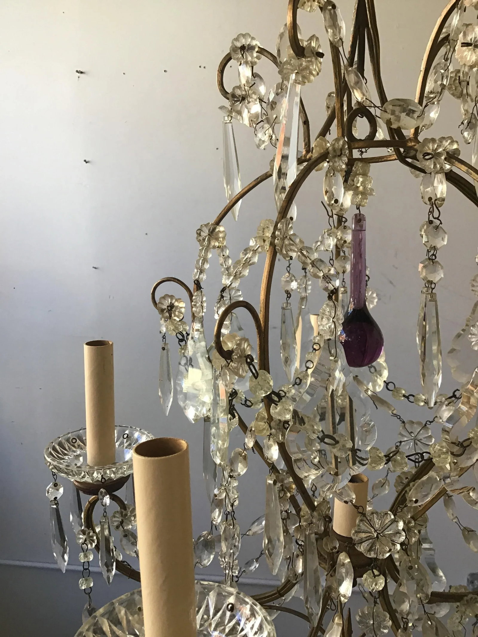 1960s Italian Crystal Chandelier - 9