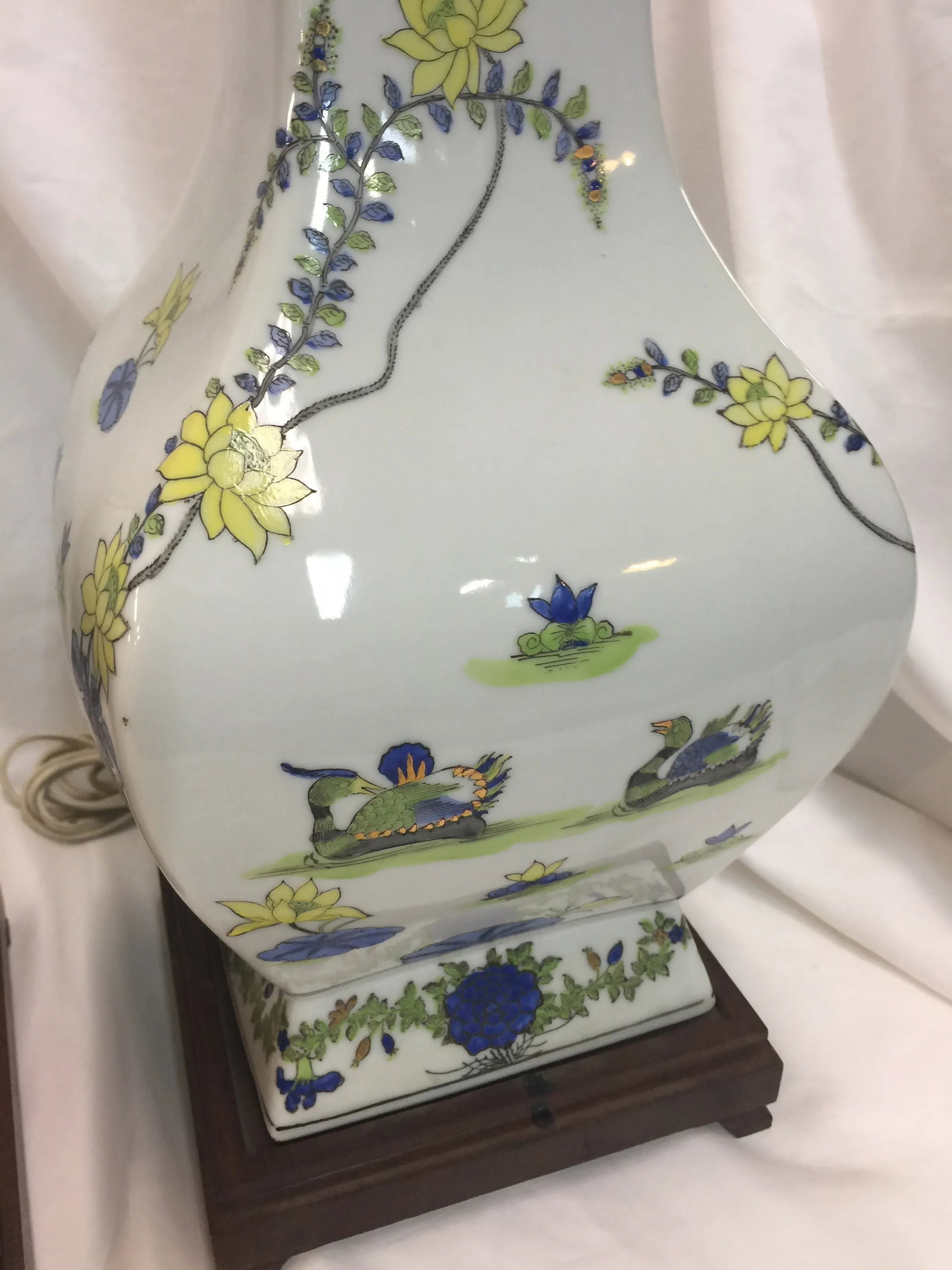 Antique Chinese Lamps a Pair - 4